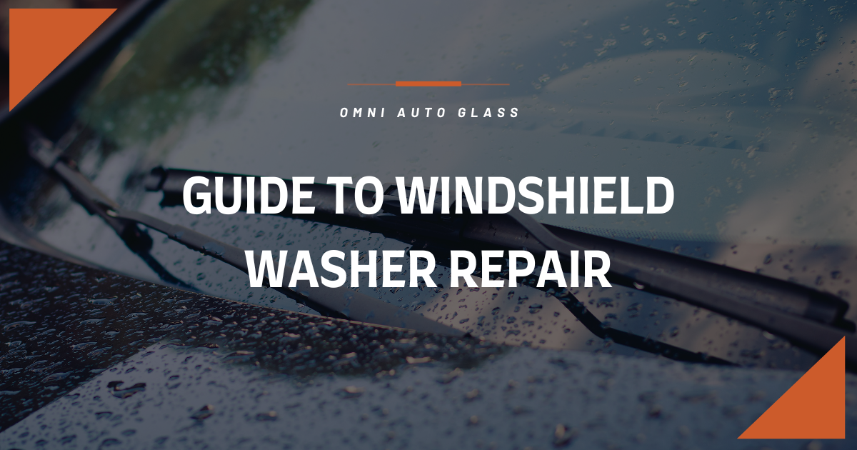 Guide to Windshield Washer Repair graphic