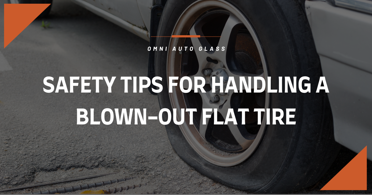 Safety Tips for Handling a Blown-Out Flat Tire graphics