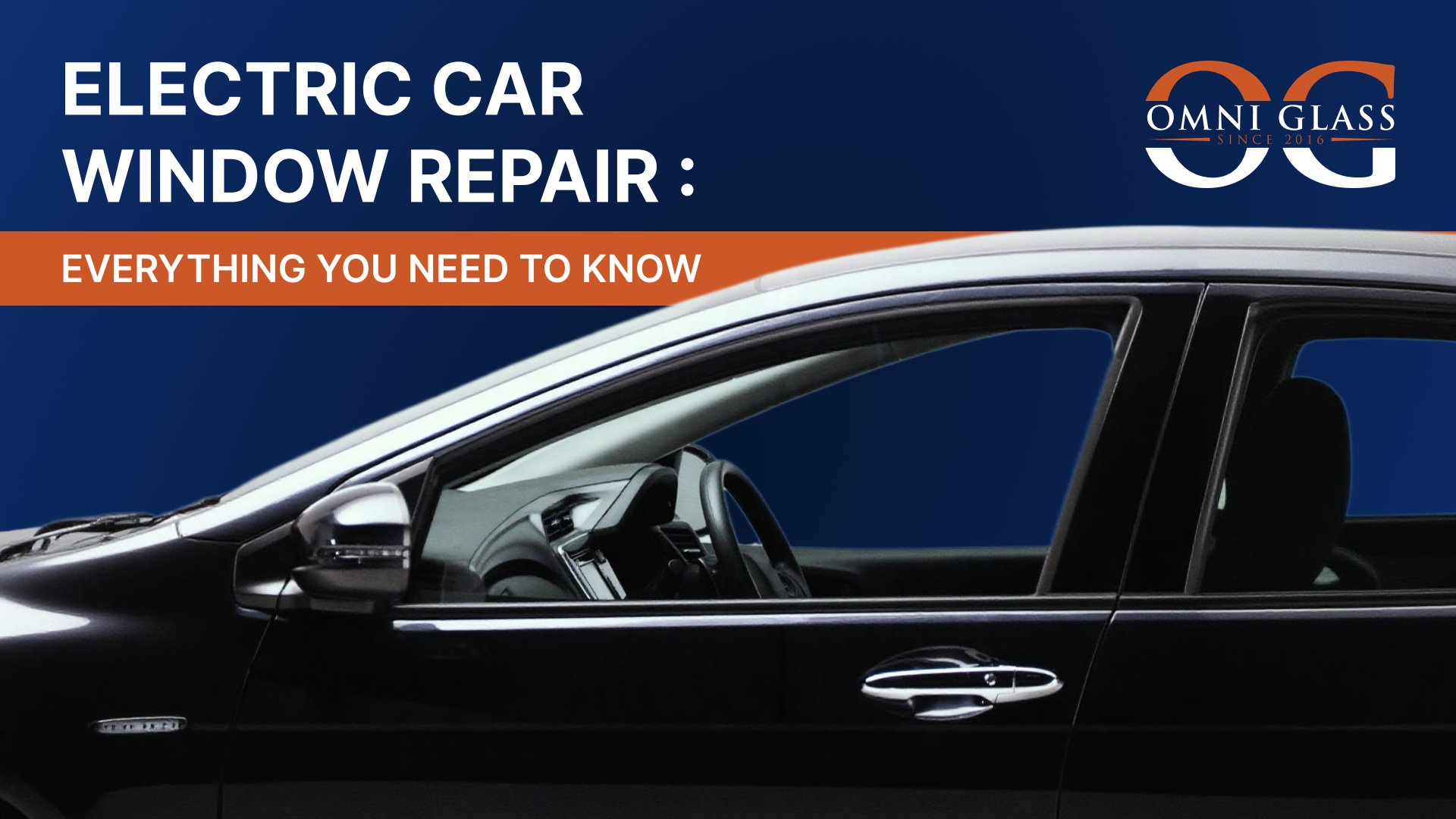 Electric Car Window Repair graphic image